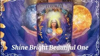 SHINE BRIGHT Beautiful One! ✨🤍✨ The Fluorite Crystal Angel is With You @SerenSpiritualReadings 