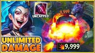 RIOT UNCAPPED The Damage On Jinx Rocket!! (INSANE Baron Damage) - BunnyFuFuu | League of Legends