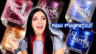 New Magnetic Nail Colors! Starrily Chronometry Nail Polish Swatches || KELLI MARISSA
