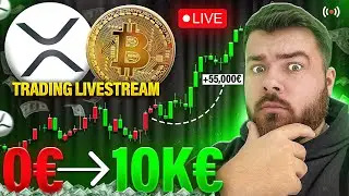 [LIVE🔴] Bitcoin CRASH Traden! Meine TRADES!