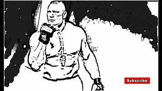 How To Fast Drawing Brock Lesnar - Lifetime Family Health Insurance Group