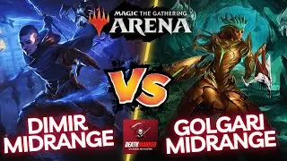 Dimir Midrange VS Golgari Midrange | Two Top-Tier Midrange Meta Decks | Arena Standard Gameplay