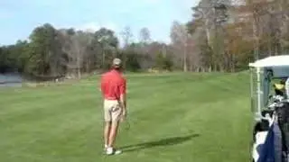 9 Iron on the Green at Gary Player's River Run Golf Course