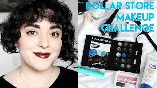 Dollar Store Makeup Challenge + First Impressions | Laura Neuzeth
