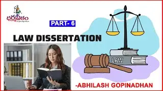 Law Dissertation Part- 6 #dharmapeetam