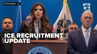 LIVE: DHS' Secretary Kristi Noem talks ICE Recruitment in Chicago