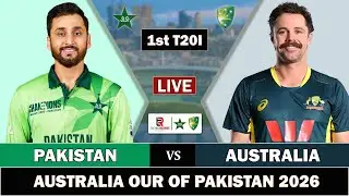 PAKISTAN vs AUSTRALIA 1st T20 MATCH LIVE SCORES | PAK vs AUS LIVE MATCH COMMENTARY