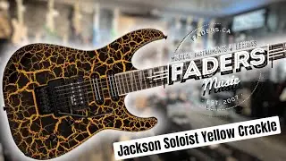 Jackson X Series Soloist SL3X DX &ndash; Yellow Crackle | Shred-Ready Tone & Style