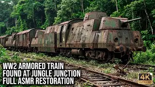 WW2 ARMORED TRAIN RESTORATION | MEGA GIANT NAZI ARMORED TRAIN REVIVAL &ndash; FULL ASMR REBUILD
