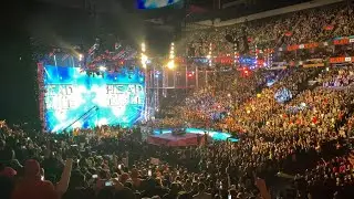 The Bloodline Entrance LIVE At WWE Raw 30TH Anniversary