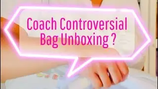 I Got the Controversial Coach Turnlock Haversack Bag EARLY 🫣| Unboxing #coach #unboxing #haul   