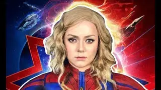 CAPTAIN MARVEL MAKEUP TUTORIAL!