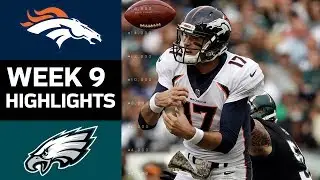 Broncos vs. Eagles | NFL Week 9 Game Highlights