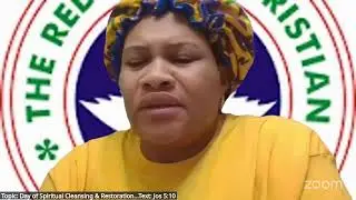 Topic: Day of Spiritual Cleansing & Restoration...Text: Jos 5:10