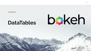 Bokeh: Data Tables