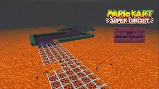 Mario Kart Minecraft - GBA Bowser’s Castle 3