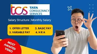 TCS Salary Structure For Freashers | TCS Ninja In Hand Salary | TCS Offer Letter