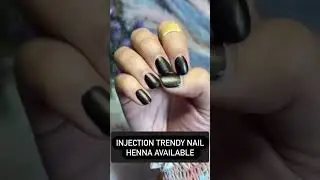 Halal Nail Injection Henna 🥰💅. #nails #henna #mehndi #shorts