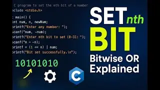 How to set nth Bit of a Number using C Program