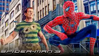 Spider-Man vs Sandman 🔥 जेल से भागे विलेन को मिला खतरनाक सबक | Superhero Action Scene | Spider-Man 3