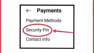 How To Set Security Pin on Payment in Instagram account