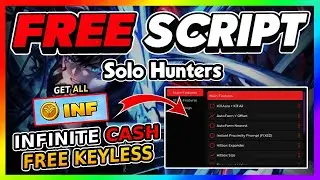 Solo Hunters Script *NO KEY* - KILL AURA, INF STATS, AUTOFARM + More!