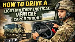 Driving a military tactical vehicle for the first time