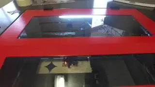 Lasergravering av pakkelapp