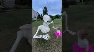 The skeleton comes to life. AI video.