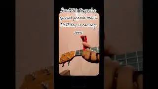 Happy Birthday easy tabs on ukulele #ukulele #happybirthday #music #melody #tabs #ukulelecover #easy