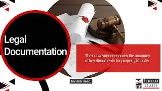 Explain  what conveyancing is (LU7/LO16)