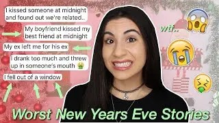 Reacting to Your WORST New Year's Eve Stories | Just Sharon
