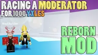 RACING A MODERATOR FOR 1000 YXLES!! REBORN MOD | Tower of Hell ROBLOX