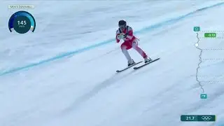 2026 Winter Olympic Games Franjo von Allmen Gold Medal Alpine Skiing Men's Downhill February 7