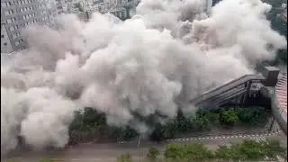 Raheja mindspace Building 7,8 demolition with explorers