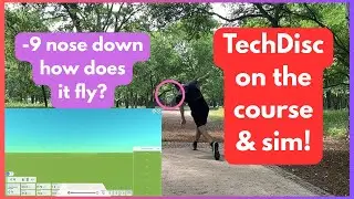 Tech disc course throws!