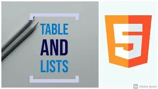 7) Table | Lists || HTML tutorials for beginners