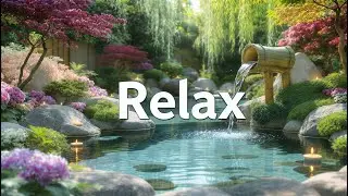 Fall Asleep Naturally with Calm Water Fountain Sounds for Better Sleep | Live