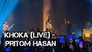 Khoka (Live) | @PritomHasan | Drumcam | Let's vibe Dhaka | ICCB