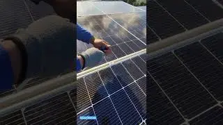 PV module alignment and Grounding Checking