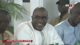 CONSEIL PRÉSIDENTIEL KAFFRINE - JEUDI 16 NOVEMBRE 2023