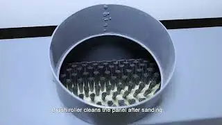 Two Head Brush Sanding Machine for Plywood Solid Wood MDF Partical Board