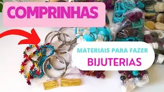 MATERIAIS PARA MONTAGEM DE BIJUTERIAS - O que comprei, quanto paguei, o faço com essas peças...