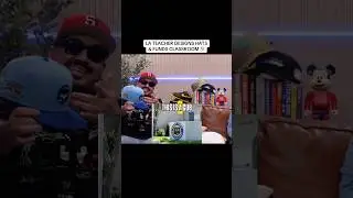 This teacher designs hats to fundraise for his classroom 💯 #podcast #fittedhats #hats #losangeles