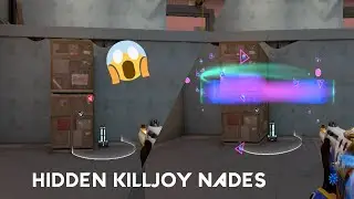 *INVISIBLE* KillJoy Nade Spot on SPLIT - VALORANT
