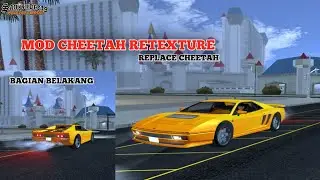 MOD CHEETAH RETEXTURE RR 🔥 - GTA SA ANDROID ‼️ SUP SAMP #gta #modpack #modpacklow #samp #roleplay 