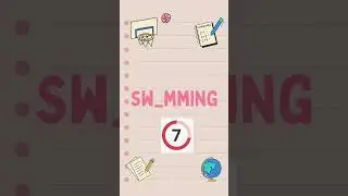 Can You Solve This Missing Letter Word Puzzle? Test Your Vocabulary Skills #shorts #1 212