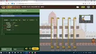 Banana tales.Part 2: Python fundamentals. 90-106. CODEMONKEY. Банановые сказки. Код манки