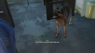 Fallout 4, gettin cryolator at level 1 with Dogmeat.