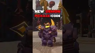 New Demonic Pickaxe + Code in the Forge...